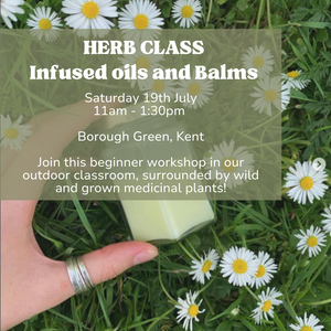 HERB CLASS | Crafting Herbal Oils and Balms | 19th July